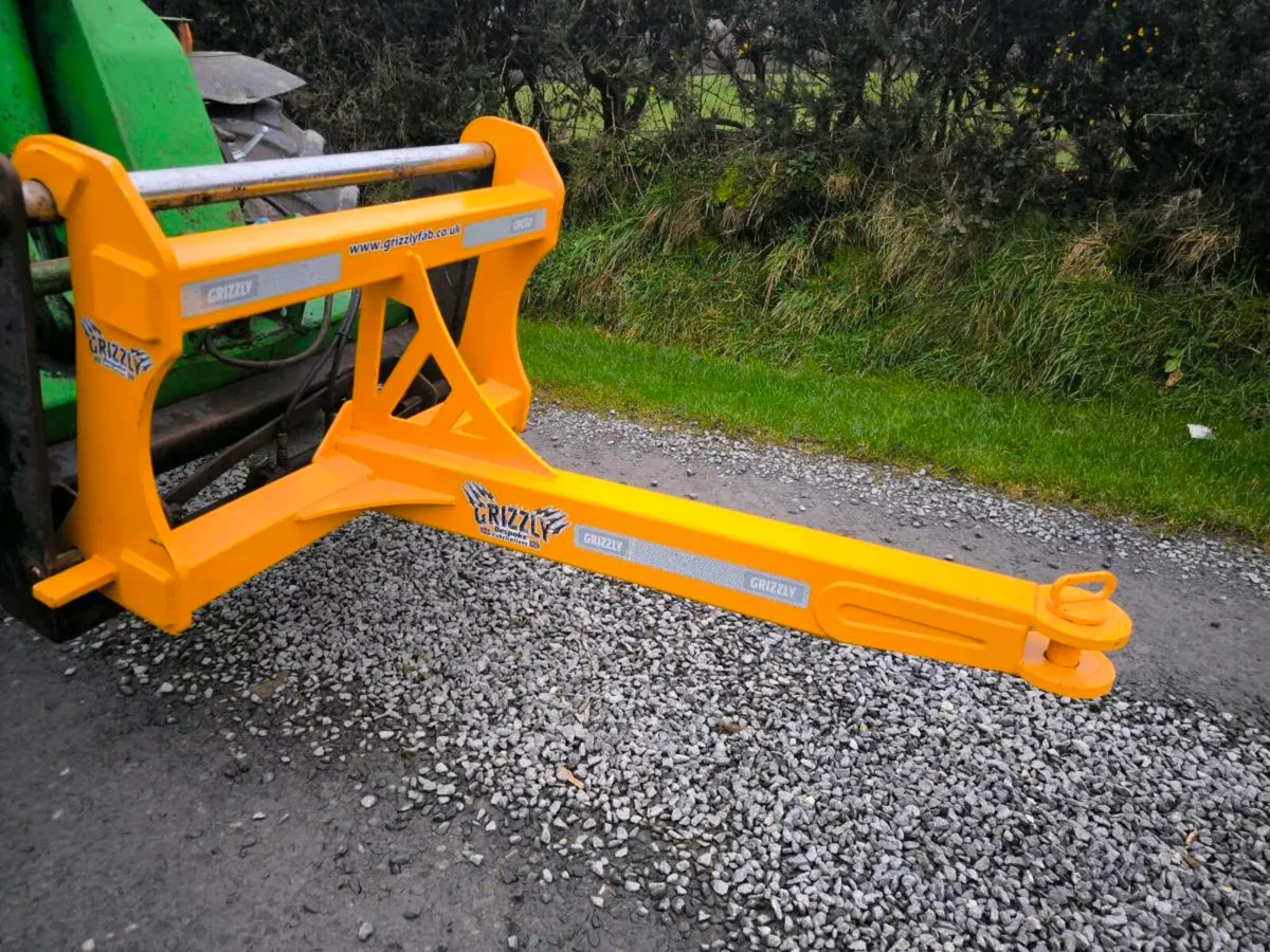 Telehandler trailer shifter mover jib attachment - Image 2