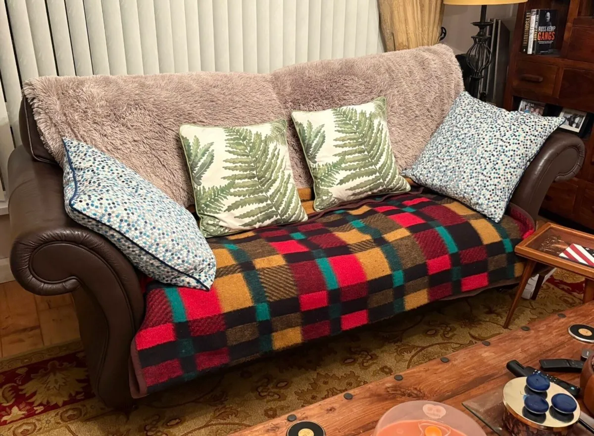 Leather sofa - Image 3