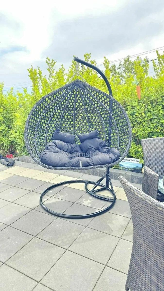 Rattan Garden furniture Double egg chair brand new - Image 3