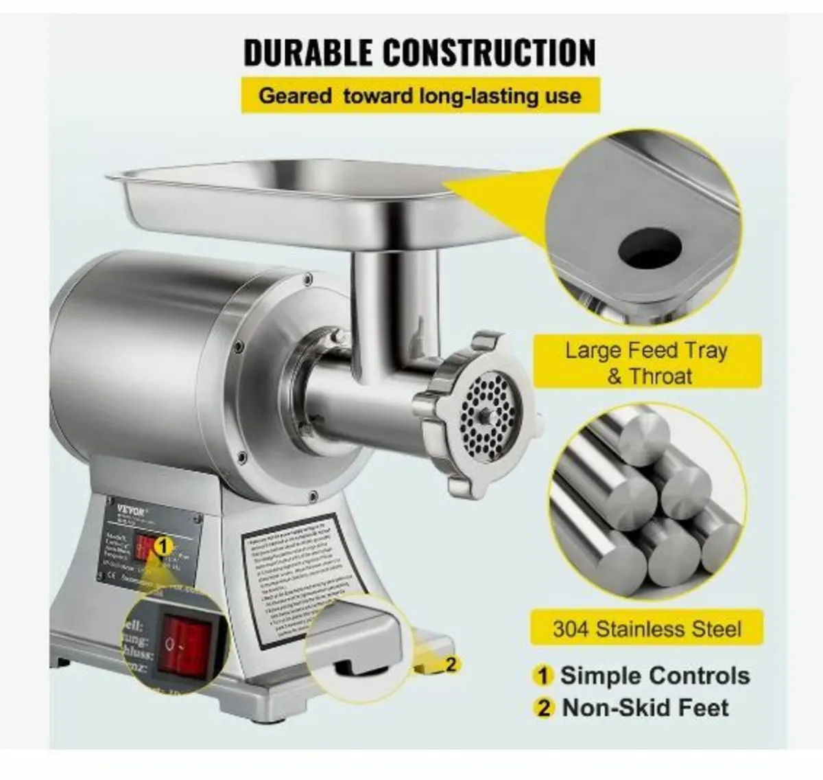 8500W Commercial Stainless Steel - Image 4