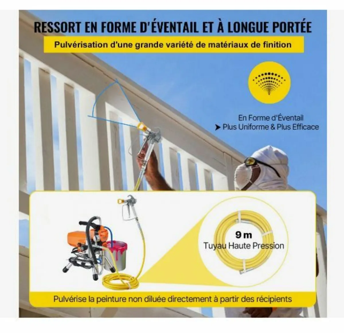 Airless Paint Sprayer 2200W - Image 4