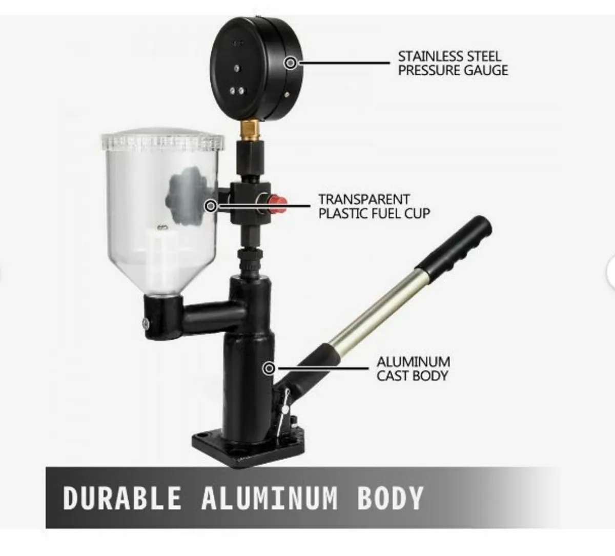 600 Bar Injector Tester 0.8L Fuel Pressure - Image 2