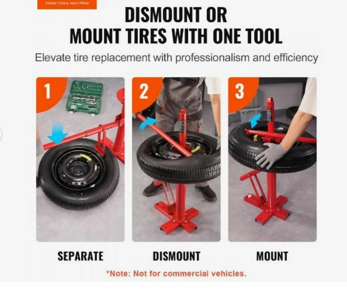 Portable Manual Tire Changer Bead Breaker Tool - Image 3