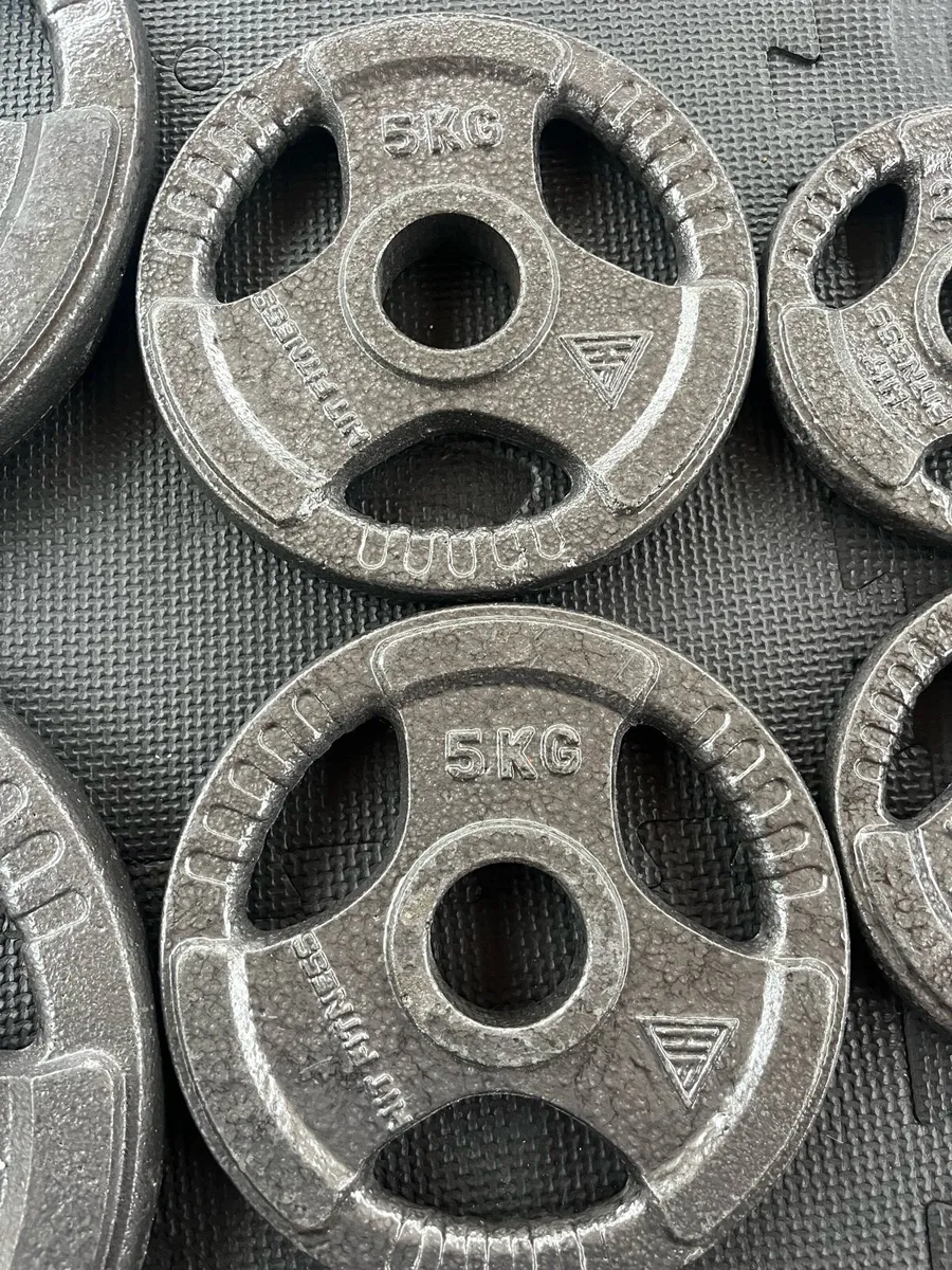 Hit Fitness 90kg Cast Iron Weight Plate Set - Image 4