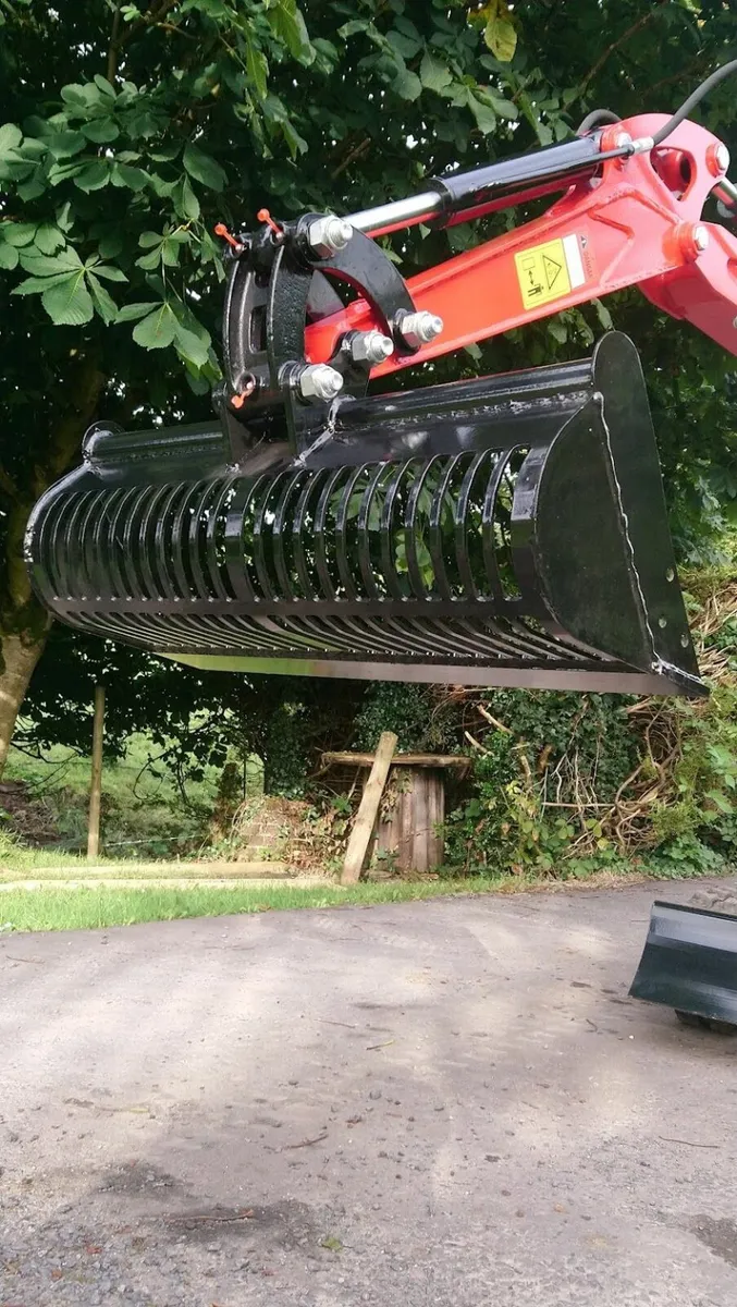 JPC MIVA RAKE RIDDLE BUCKET 25mm pins - Image 1