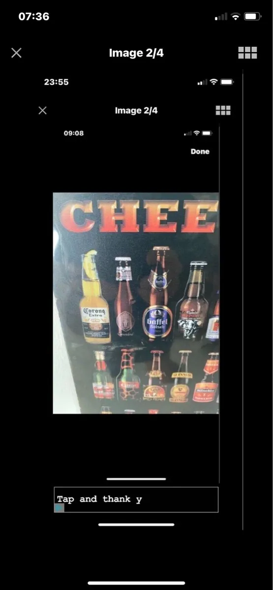 Bar Beers Metal Sign - Image 2