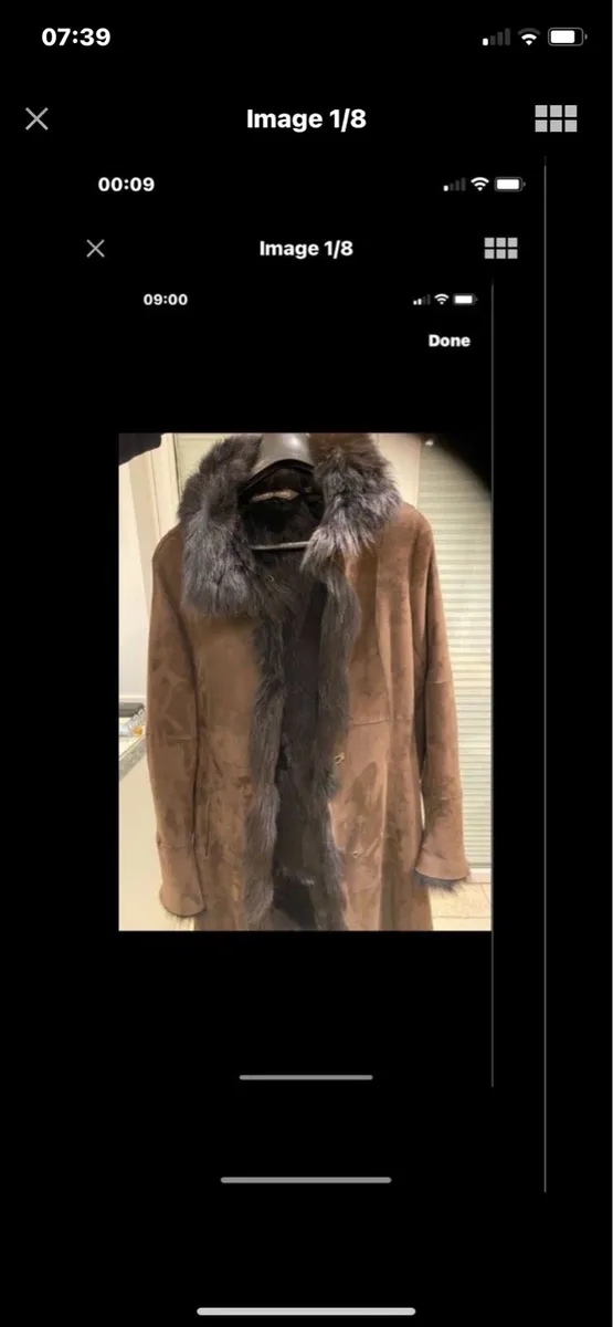 Andrew Mark Sherling Lamb Suede coat - Image 1