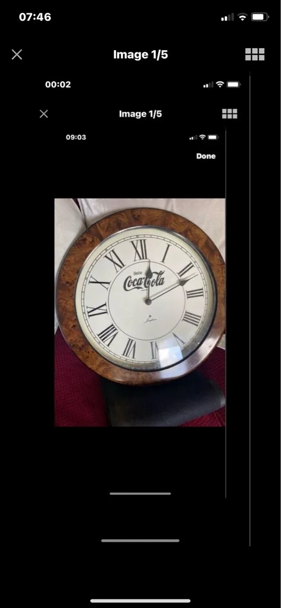 Art Deco Style Coca  Cola clock - Image 4