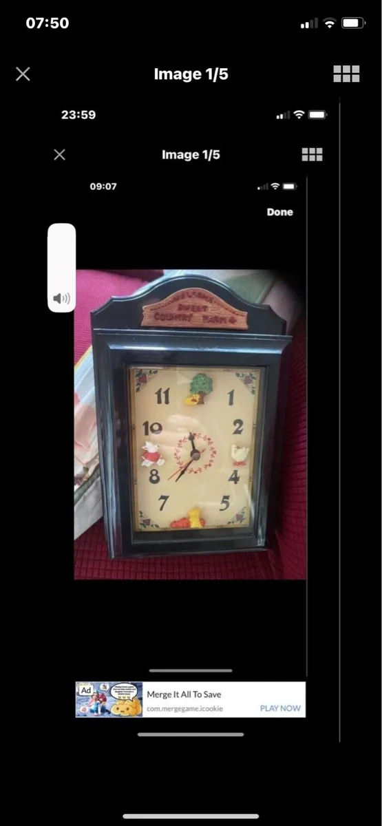 Sweet Country Farm Clock & Key Box - Image 1