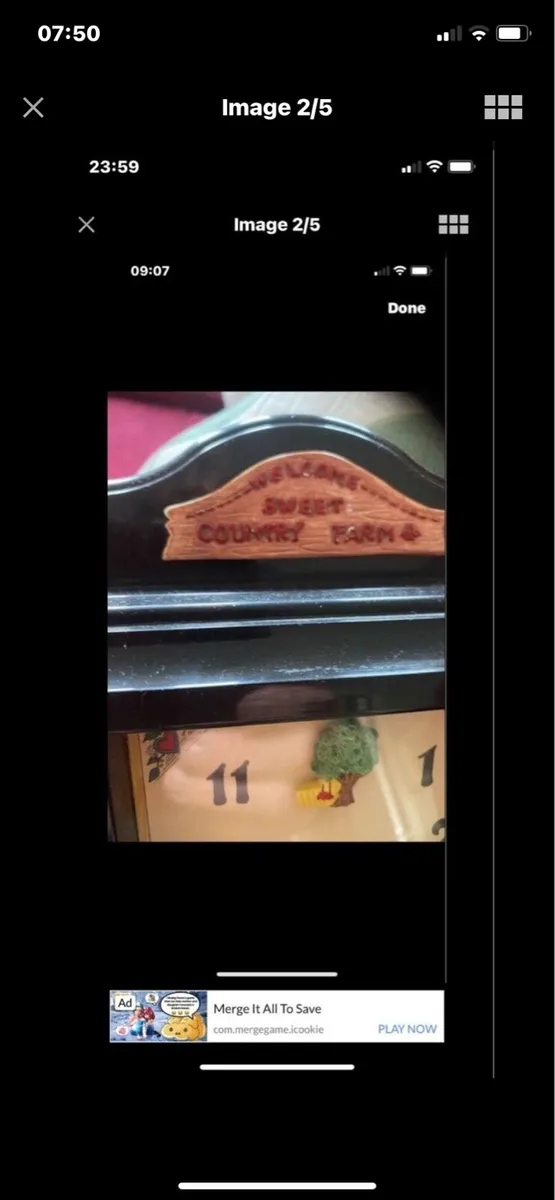 Sweet Country Farm Clock & Key Box - Image 2