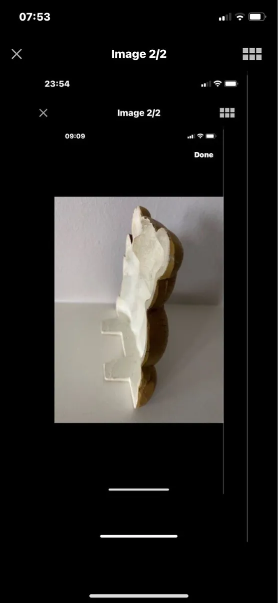 Cast Iron Teddy Family Doorstop - Image 2