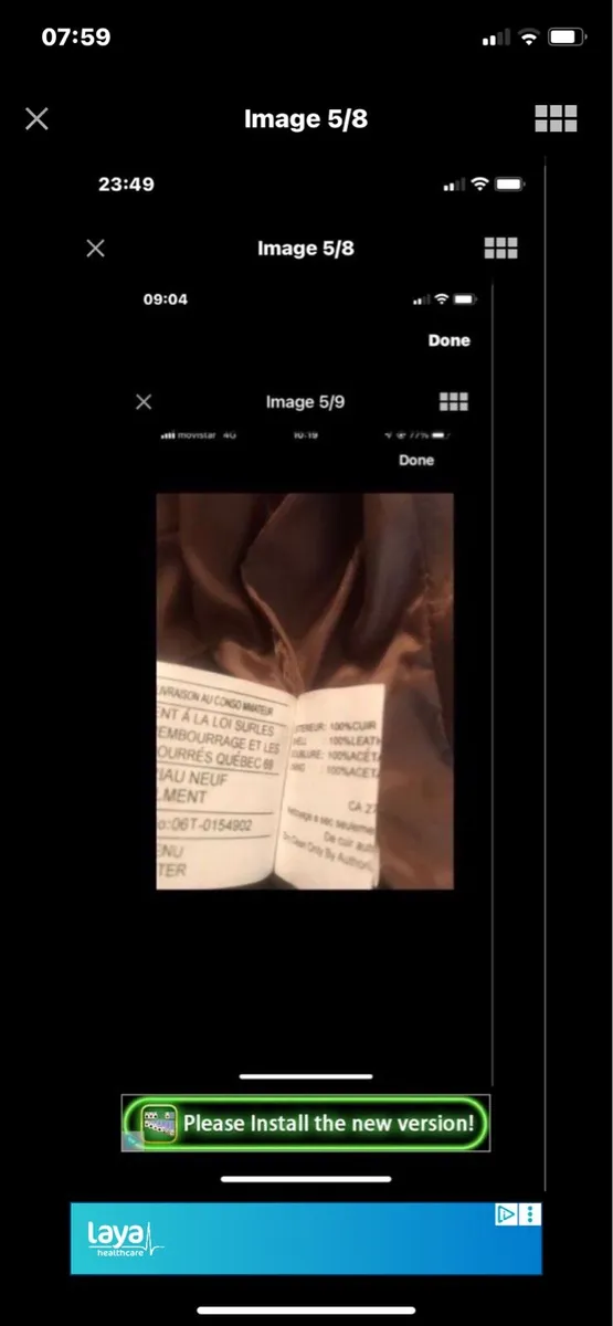 Suede 3/4 length jacket - Image 4