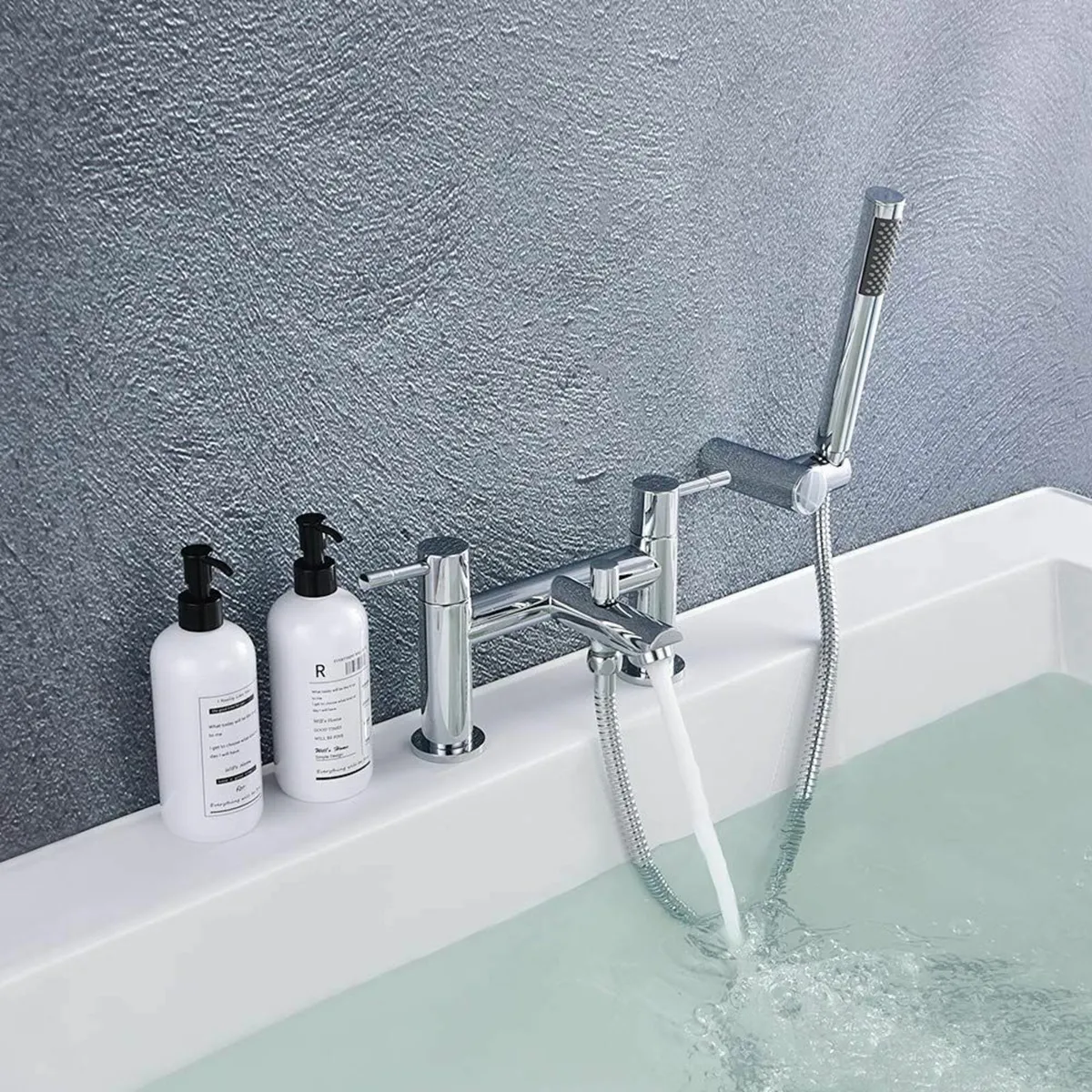 Bath Mixer Taps with Shower Attachment Bathroom - Image 2