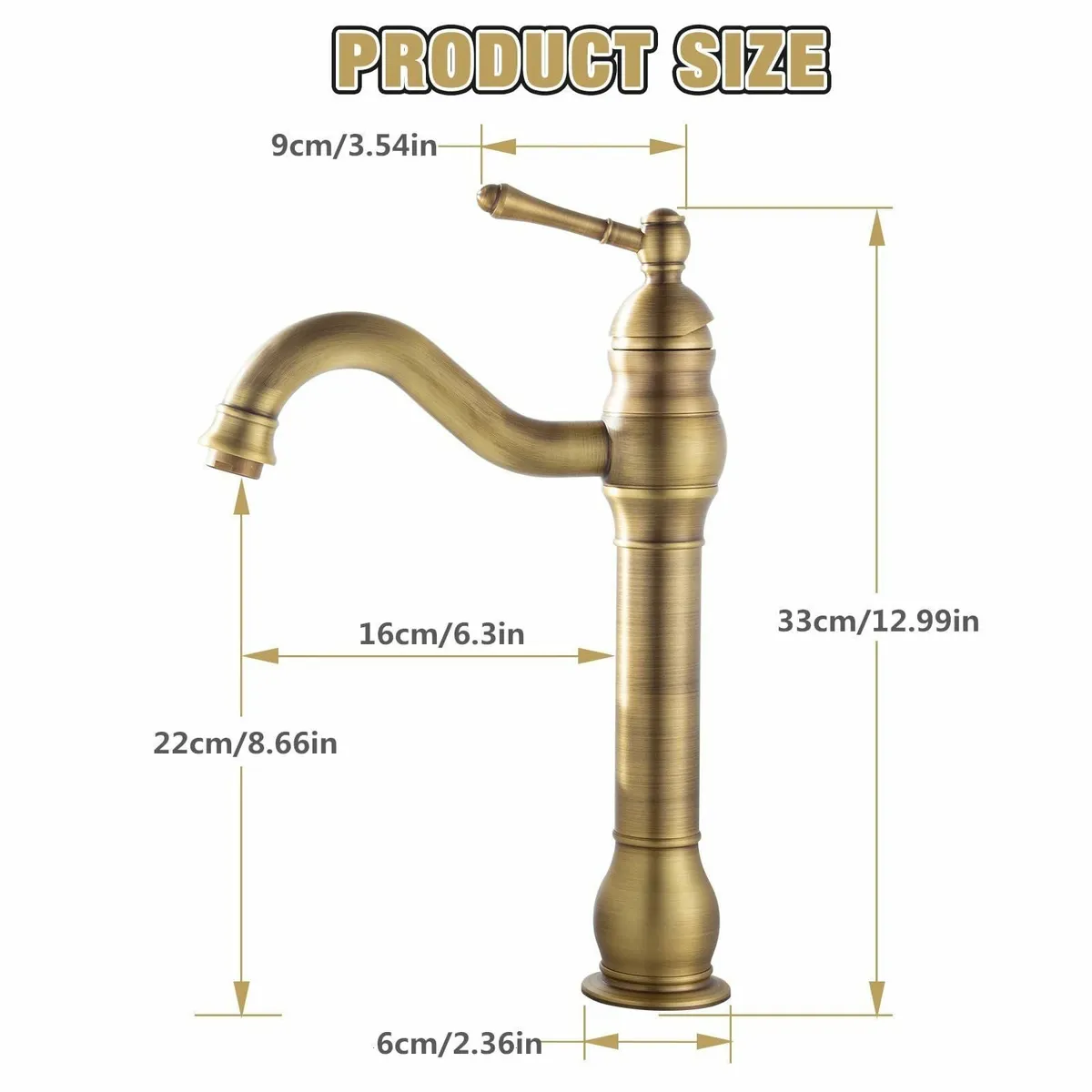 Bathroom Sink Taps 360degreesRotable Basin Mixer - Image 2