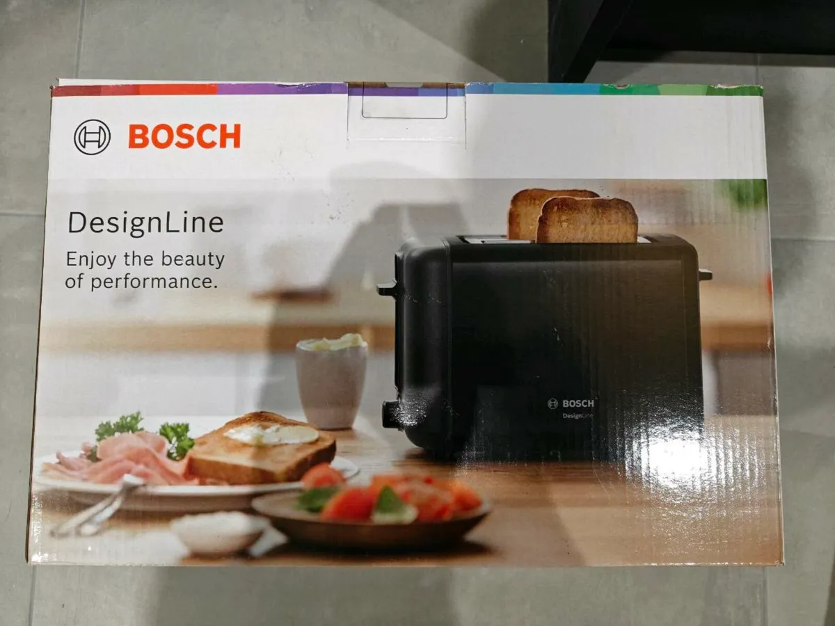 Bosch DesignLine 2-Slice Toaster – Brand New