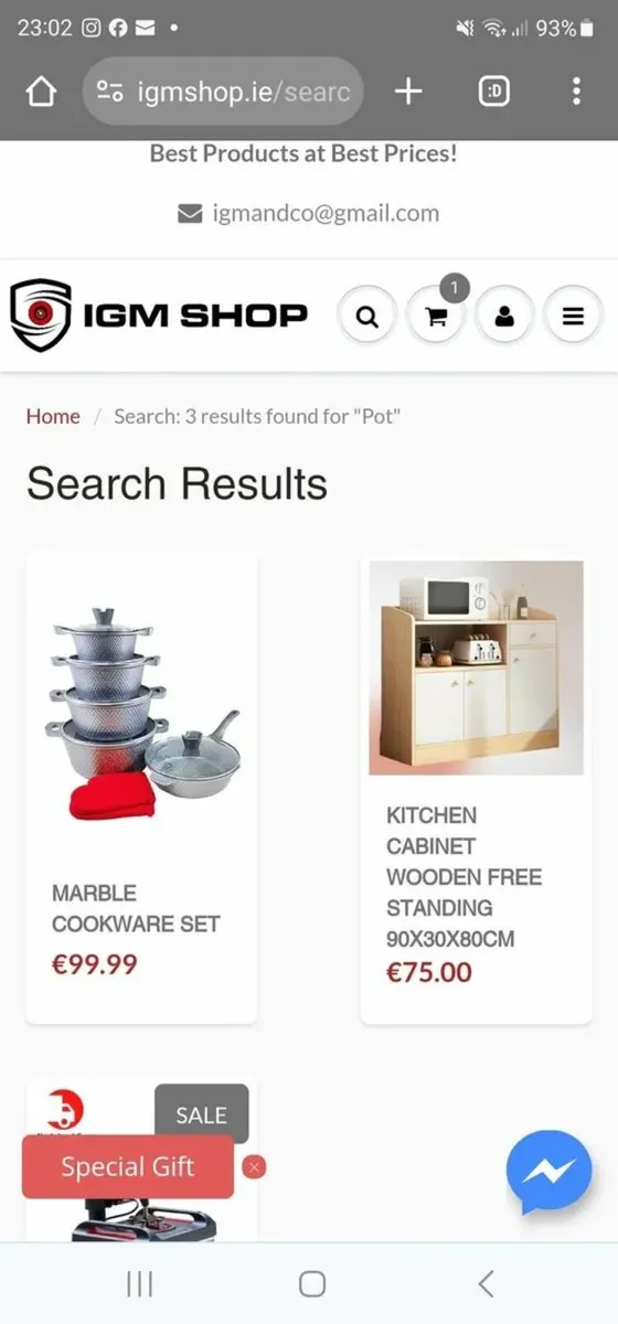 Cookware pot set marble - Image 1