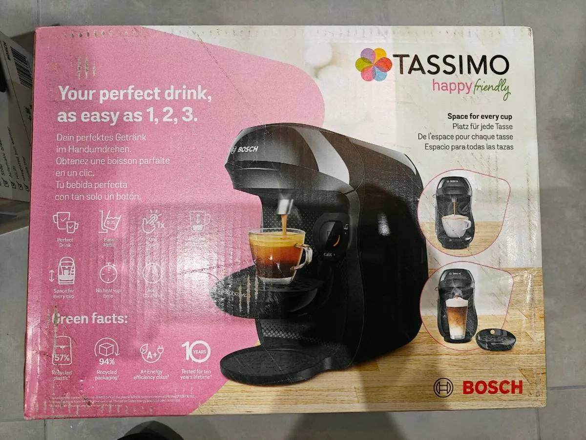 Tassimo Happy Friendly Coffee Machine – Brand New