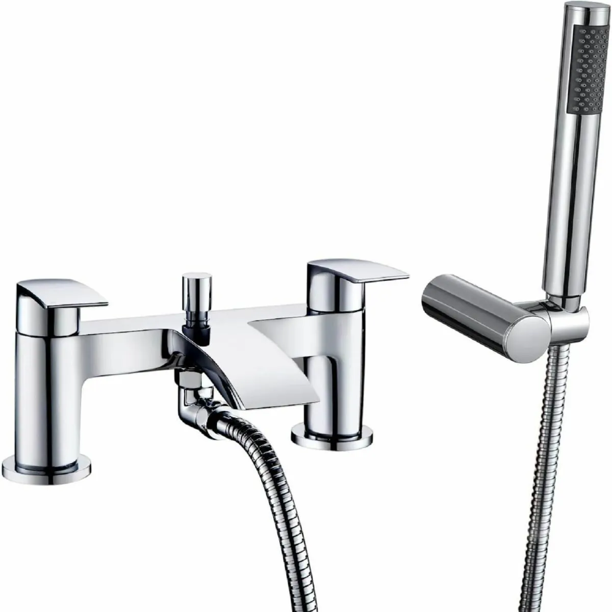 Bath Mixer Taps Waterfall with Handheld Shower - Image 1