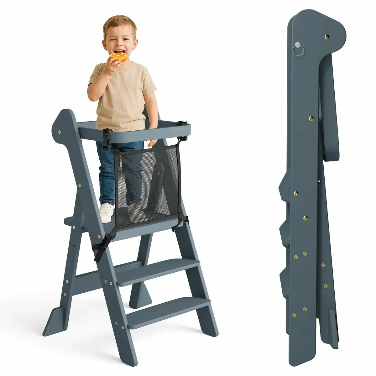 Foldable Toddler Step Stool for Kitchen - IF - Image 1