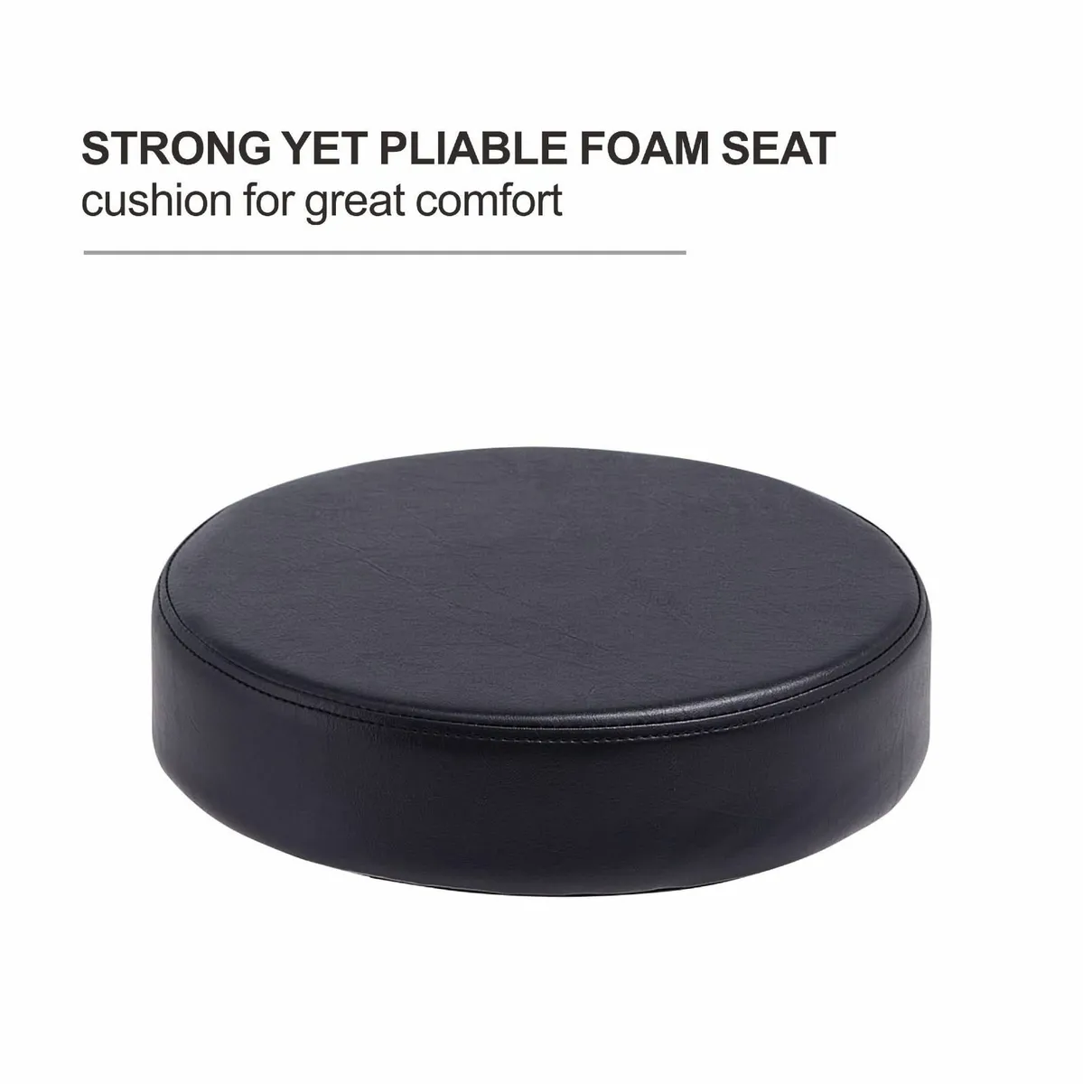 Adjustable Rolling Stool Chair with Wheels for - Image 4