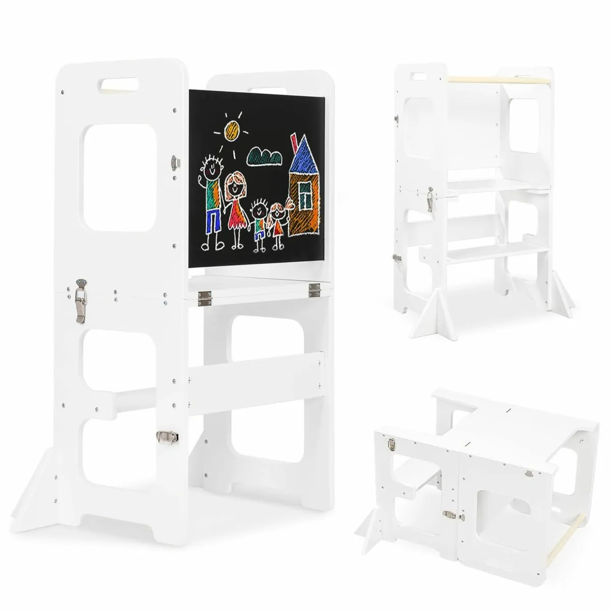 Toddler Standing Tower Learning 4-in-1 Kitchen - Image 1