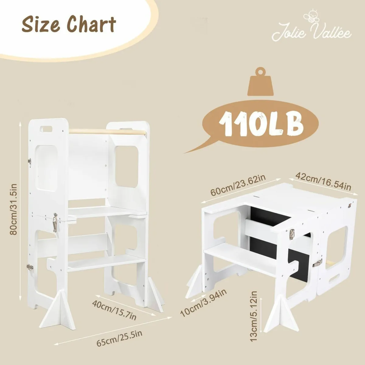 Toddler Standing Tower Learning 4-in-1 Kitchen - Image 2