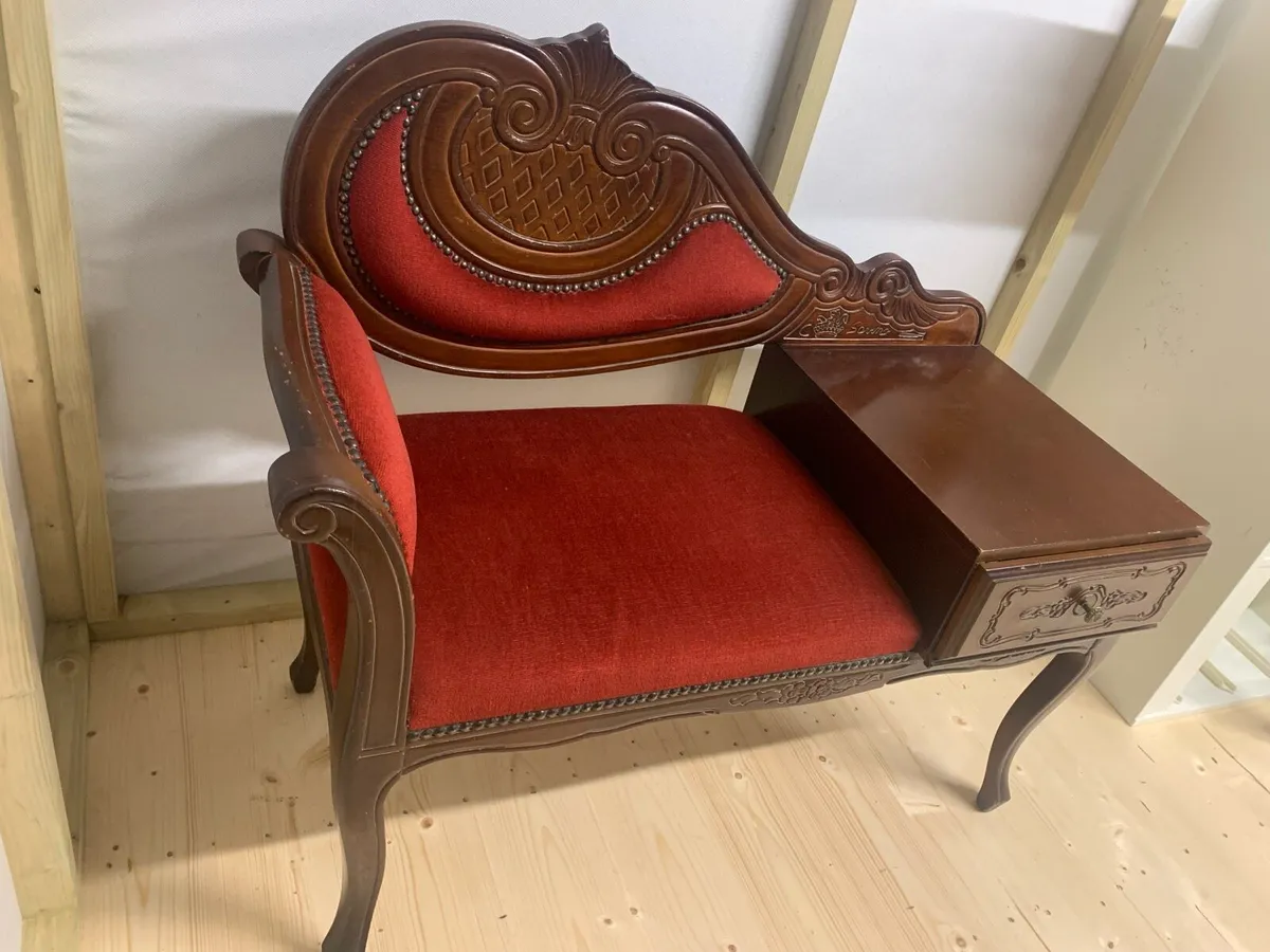 Vintage Phone Table - Image 1