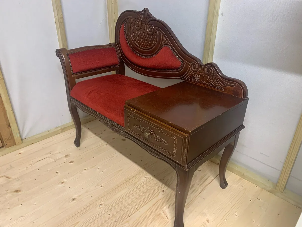 Vintage Phone Table - Image 2