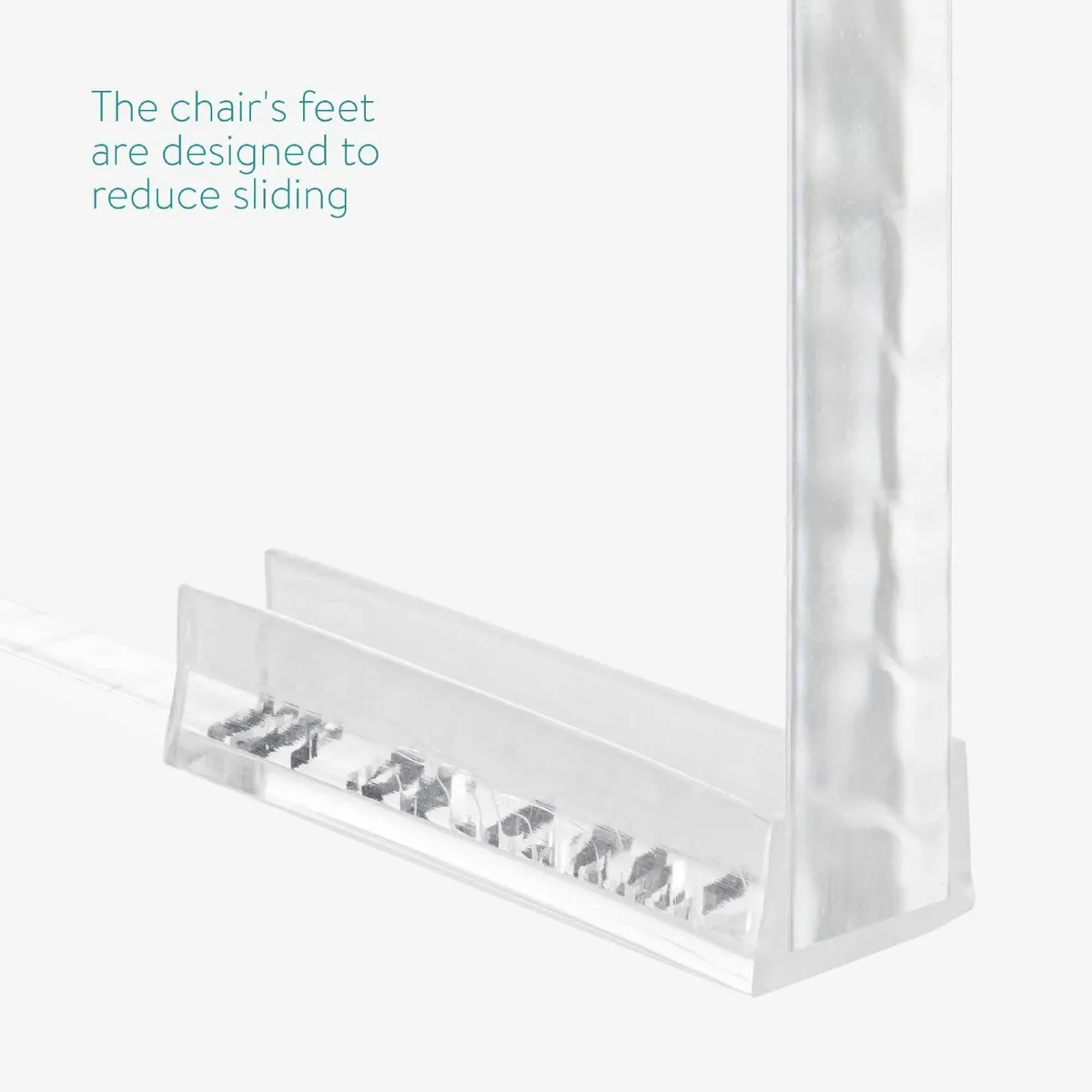 Clear Acrylic Shower Stool - Waterproof Transparen - Image 4