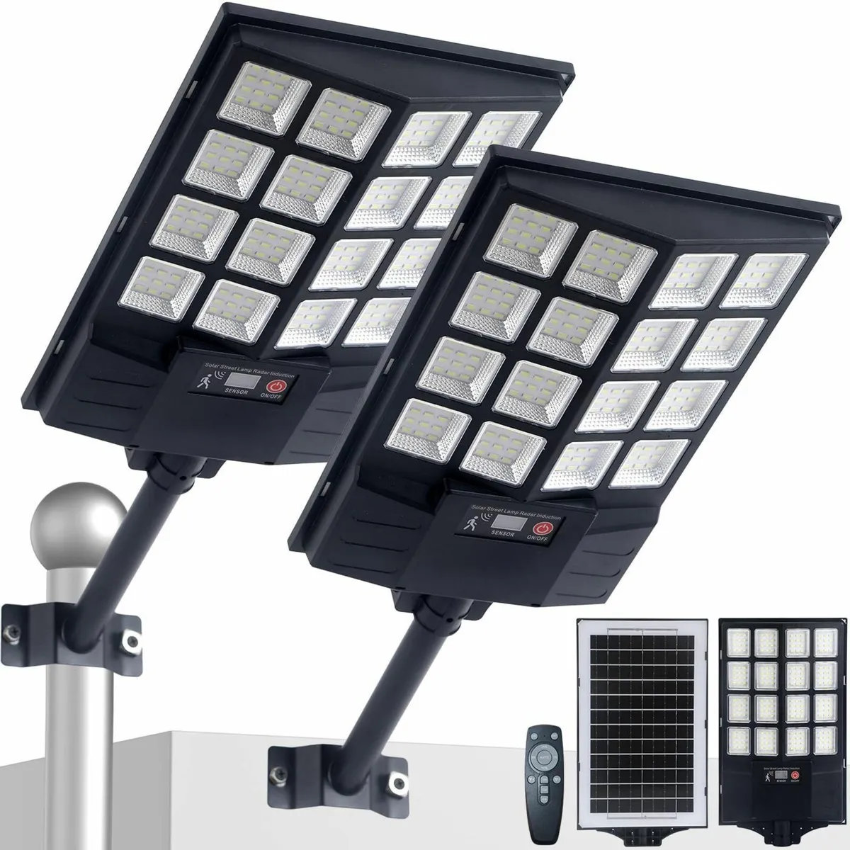 Solar Street Lights Outdoor 8500K Powered - Image 1