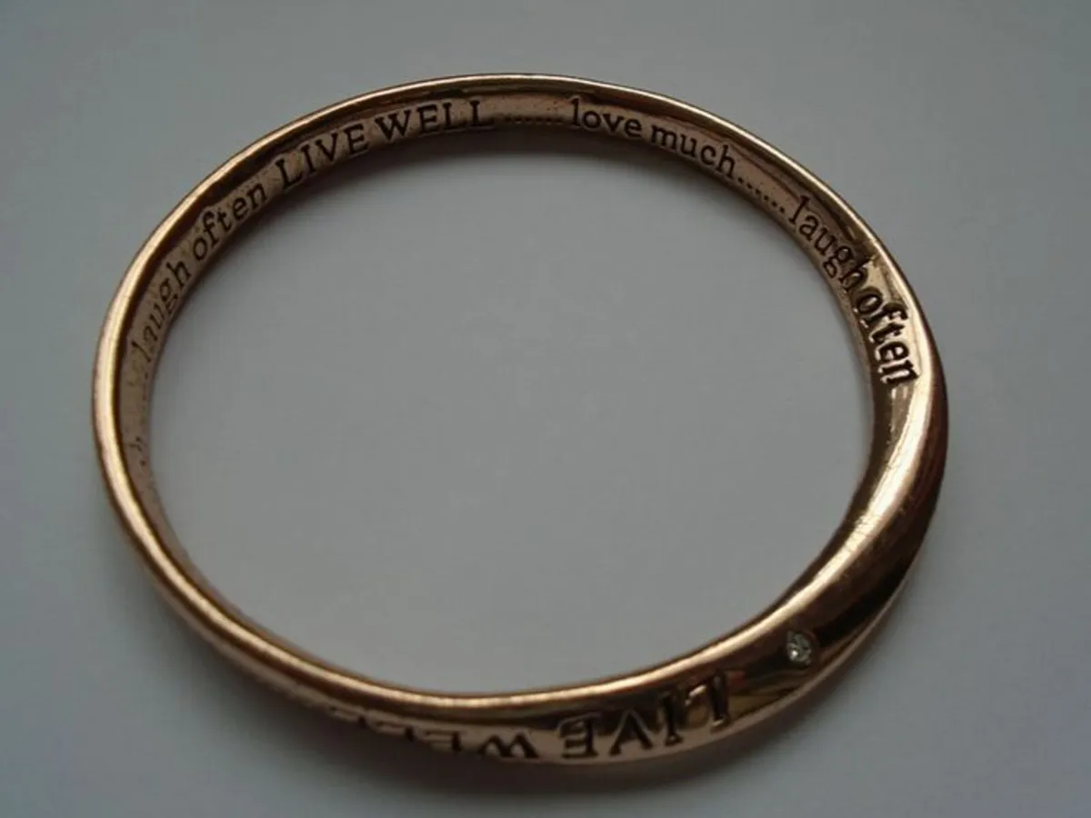 Bangle, jewellery, Live, laugh , love - Image 2