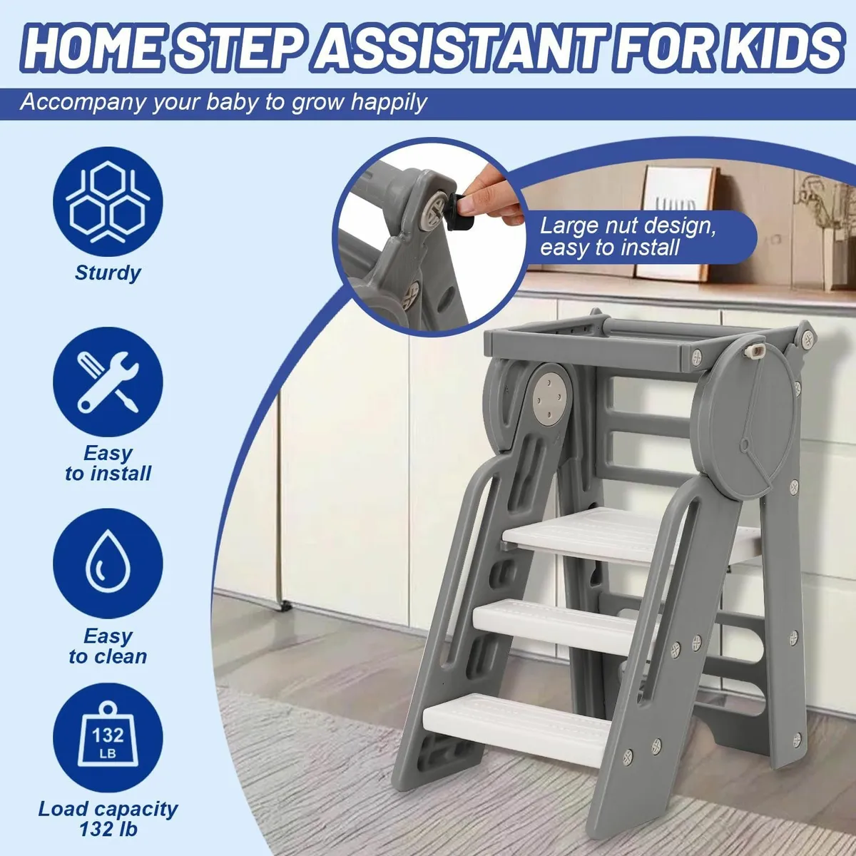 Learning Tower Foldable for Toddler Kitchen Step - Image 4