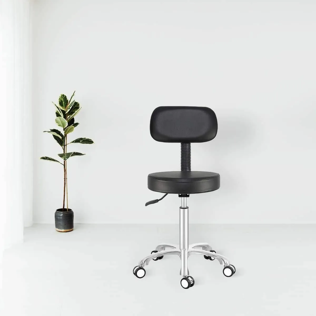 Adjustable Swivel High Desk Stool Chair for - Image 2