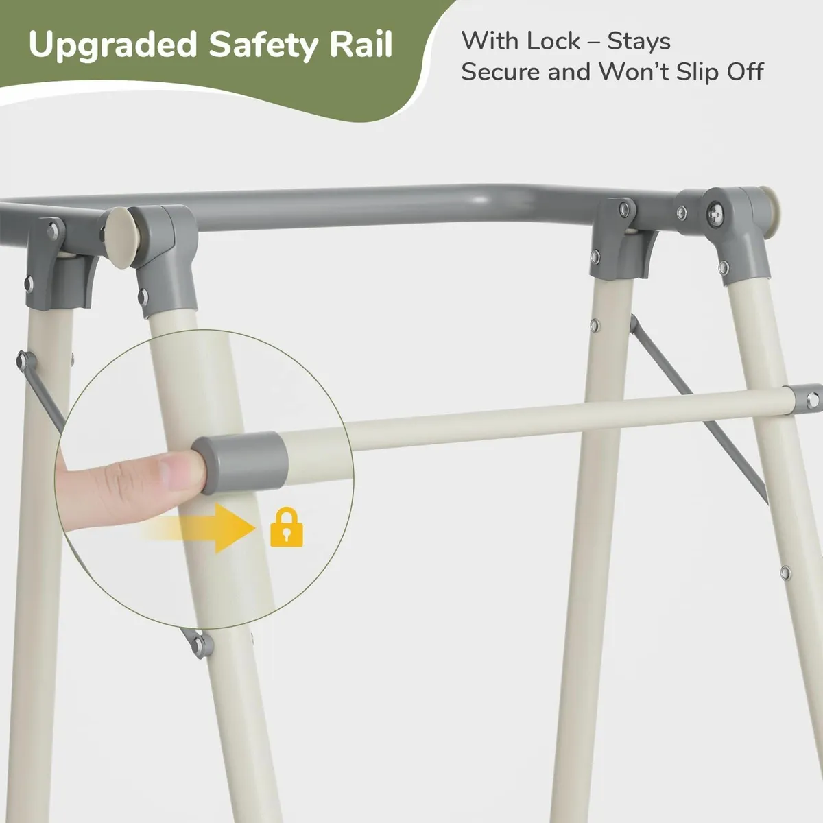 Foldable Toddler Tower Kitchen Helper Step Stool - Image 4