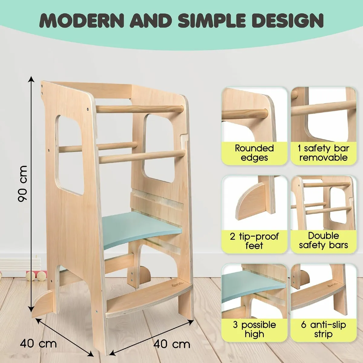 Learning Tower Adjustable Height Kids Step Stool - Image 2