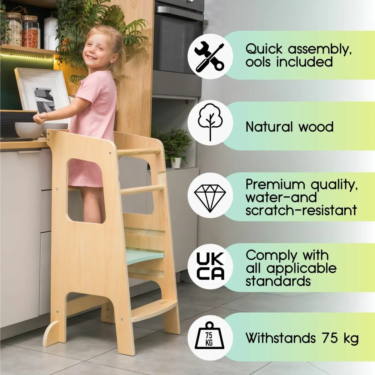Learning Tower Adjustable Height Kids Step Stool - Image 3