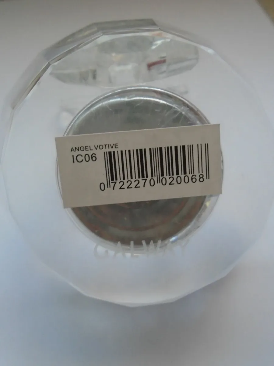 Galway Living angel tealight holder, Glass angel - Image 4