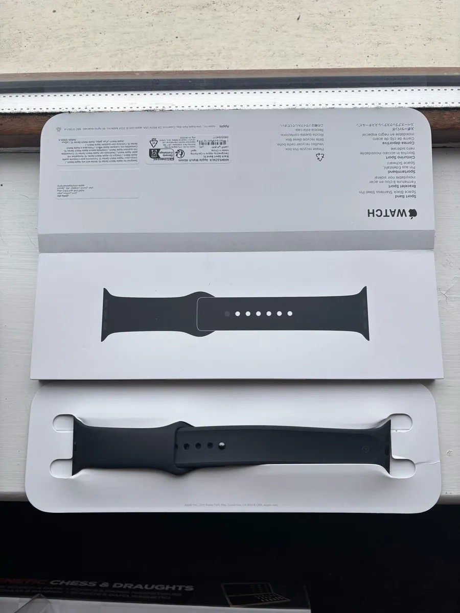Black Sport Band XL Apple Watch 46mm