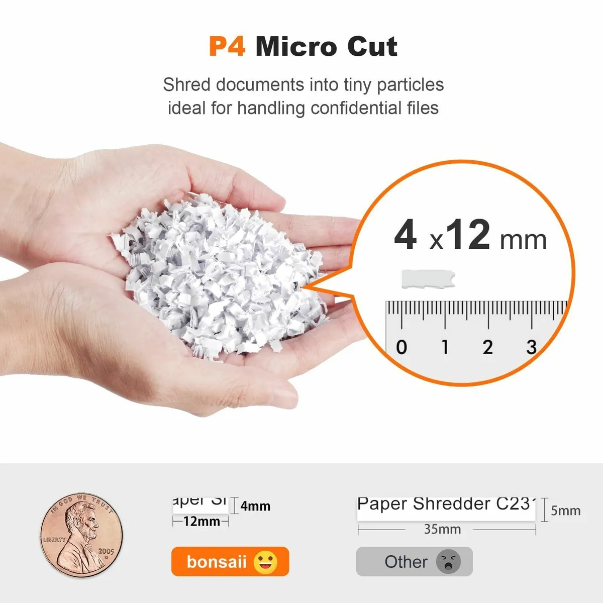 100-Sheet Auto Feed Paper Shredder Micro Cut - Image 3