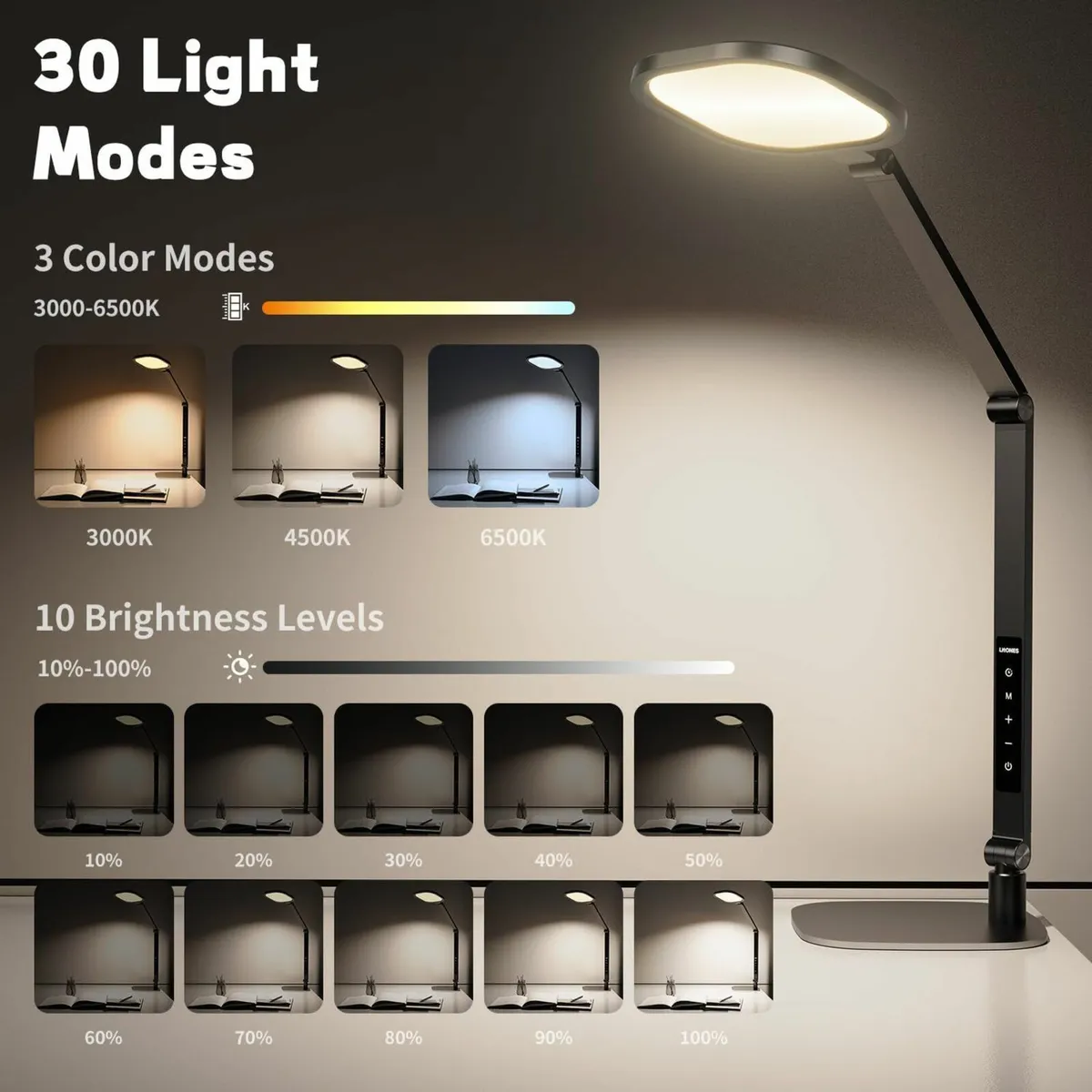 LED Desk Lamp for Home Office Light Video Call 3 - Image 3
