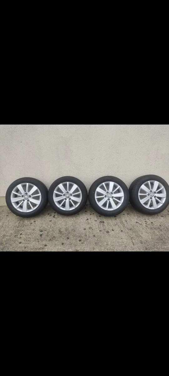 4alloys with tyres - Image 1