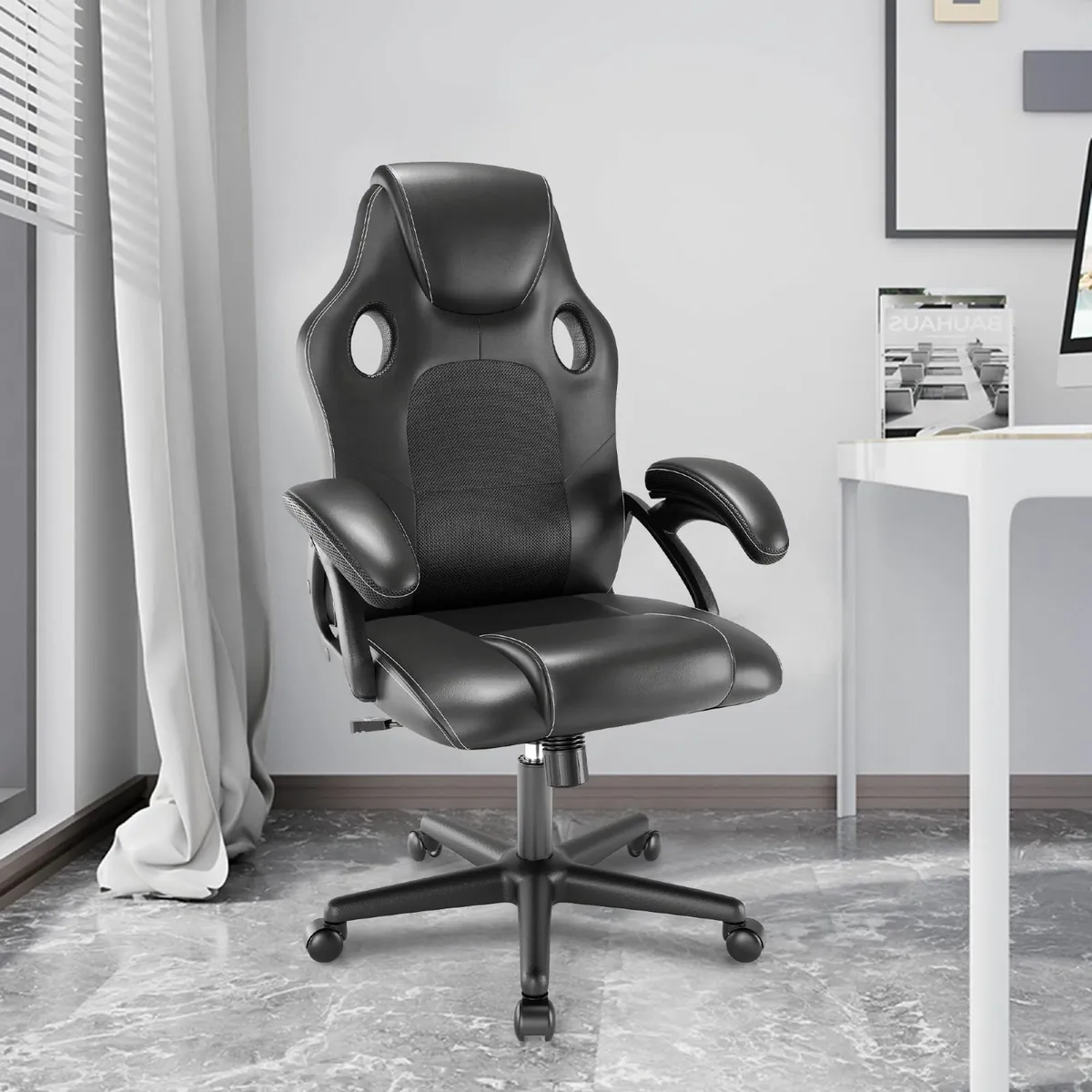 Office Chair Ergonomic High Back Seat With - Image 2