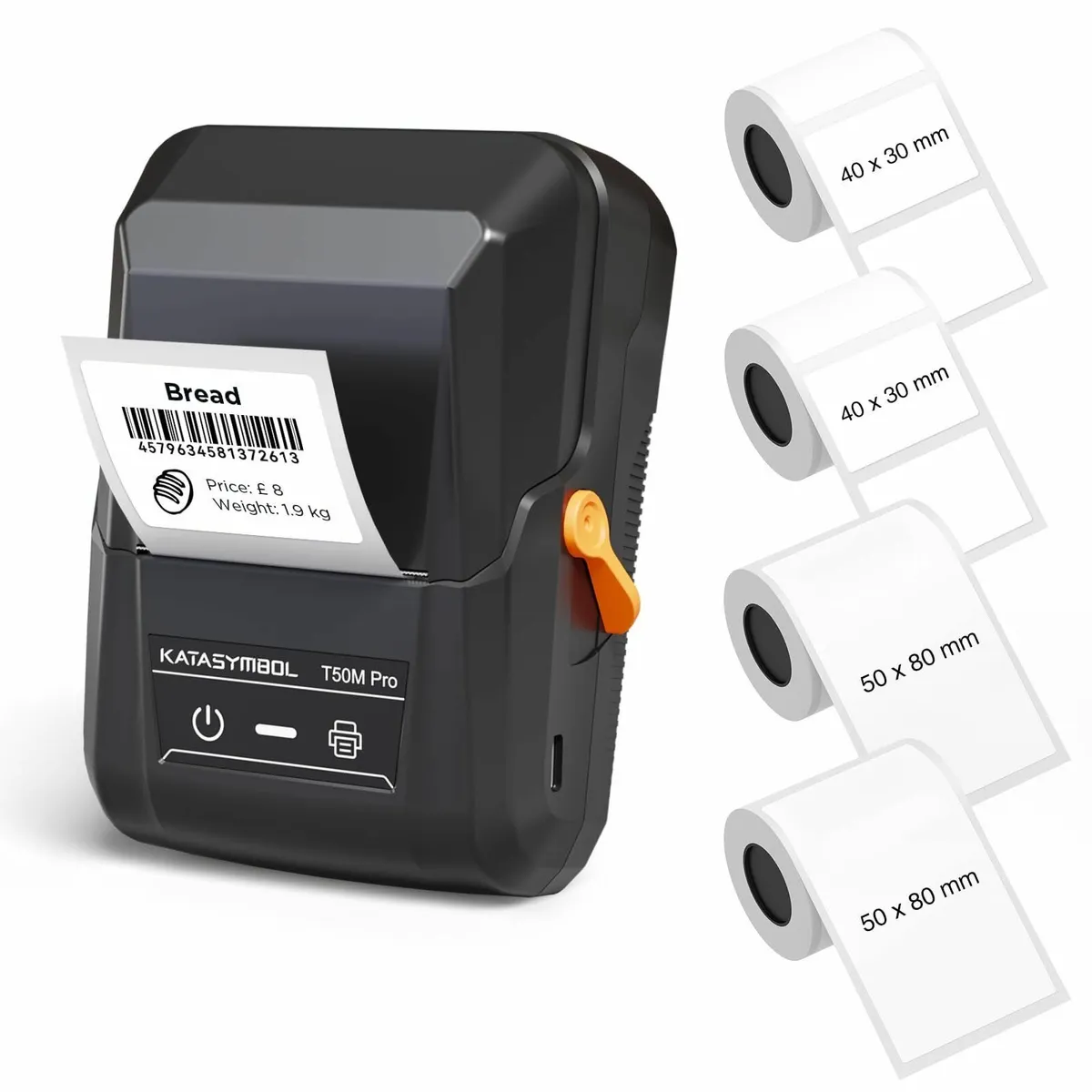 T50M Pro Bluetooth Label Maker Machine with 4 - Image 1