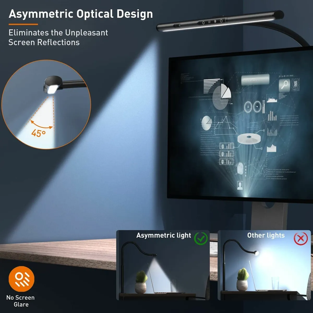 Desk Lamp for Home Office Light with Clamp Remote - Image 3