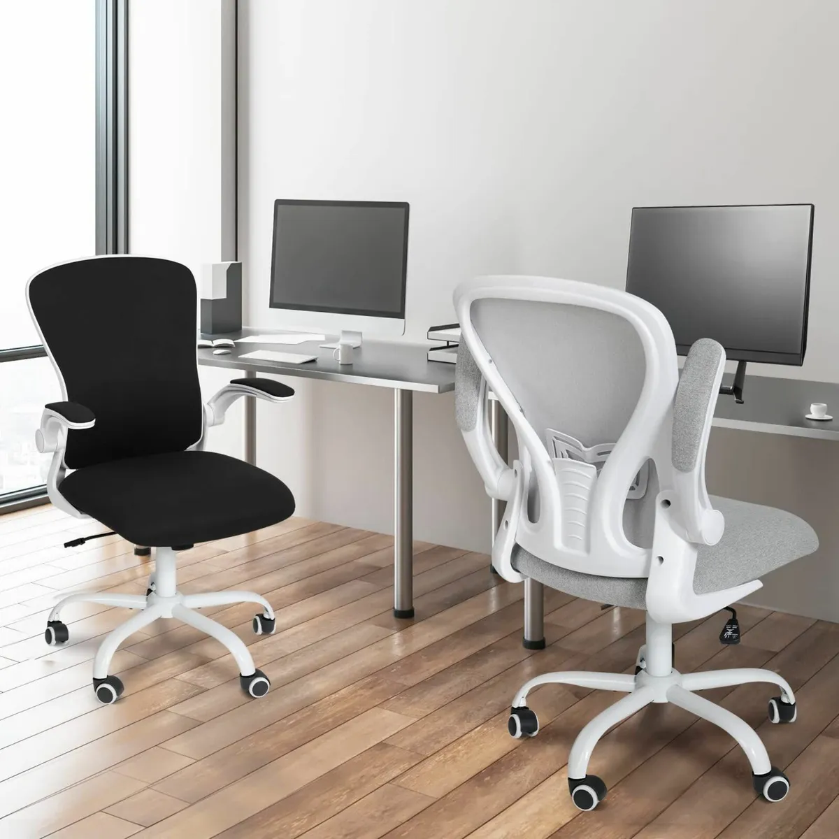Office Chair Flip-up Armrest Ergonomic Desk - Image 2