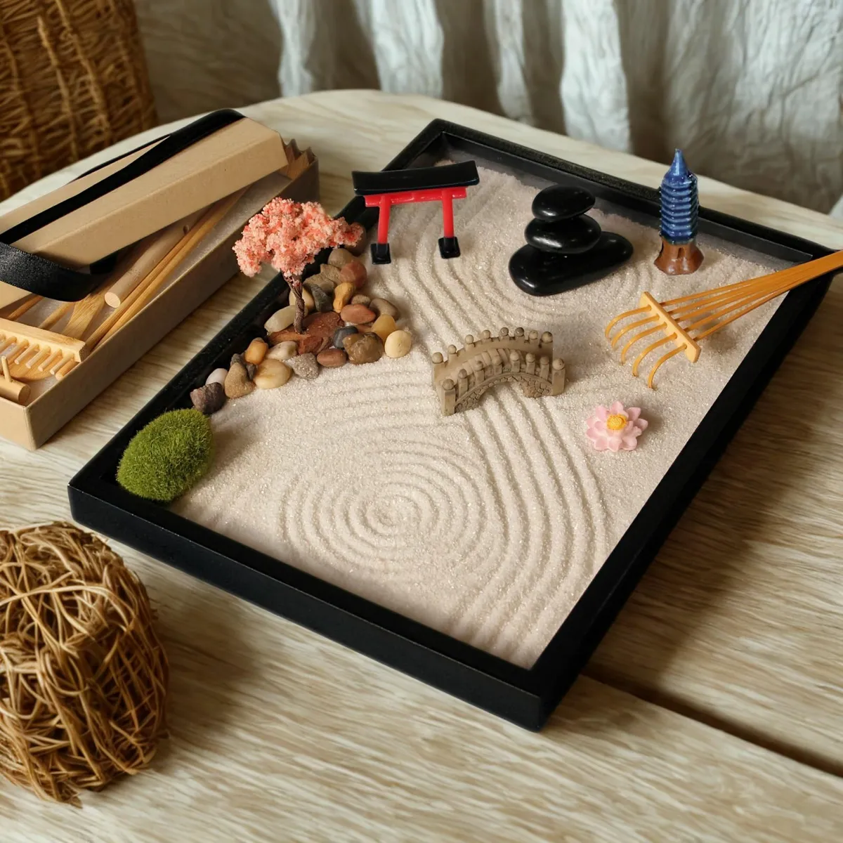 Zen Garden Kit 11x8 Beautiful Premium Japanese - Image 2