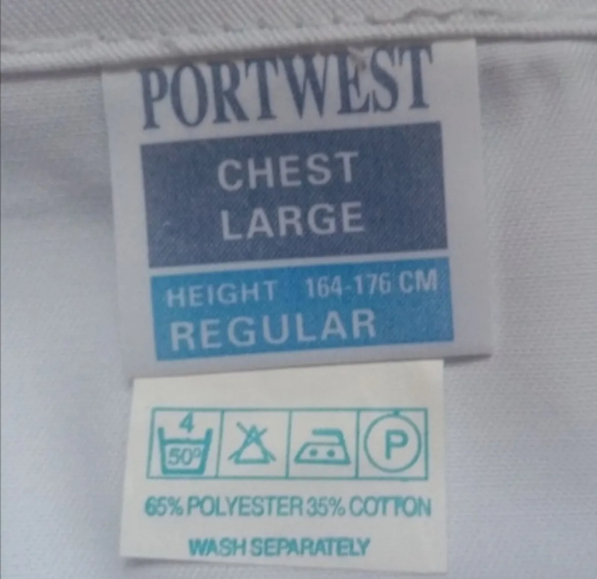 Portwest Work Overalls White - Image 2
