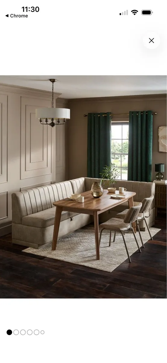 L Shaped Dining Bench - Image 1