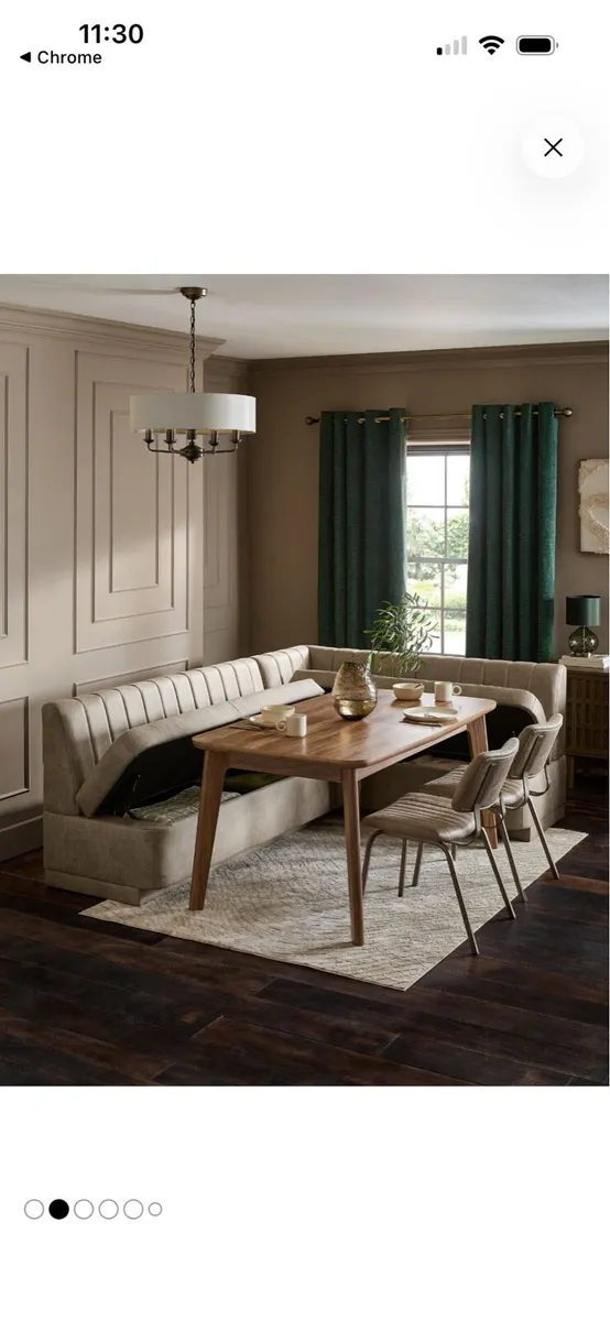 L Shaped Dining Bench - Image 2