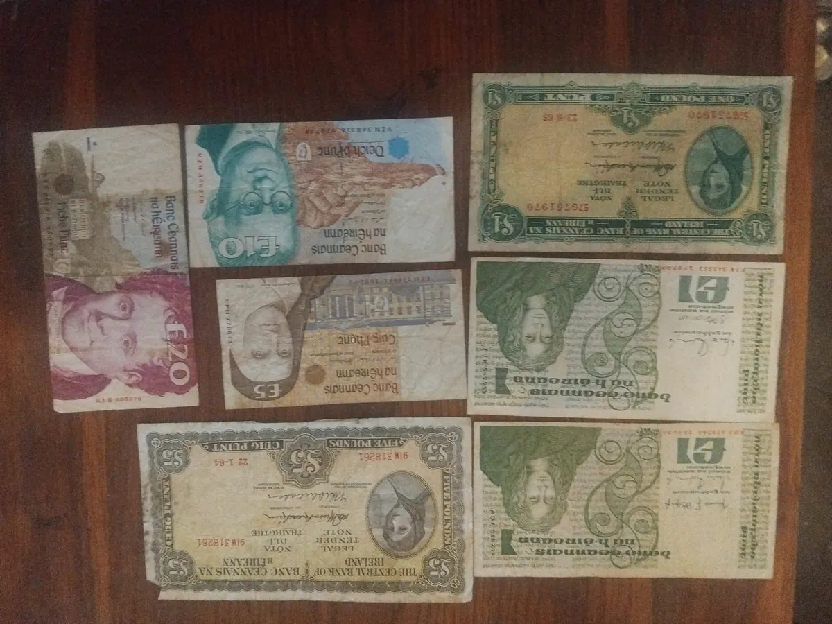 Old irish notes - Image 1